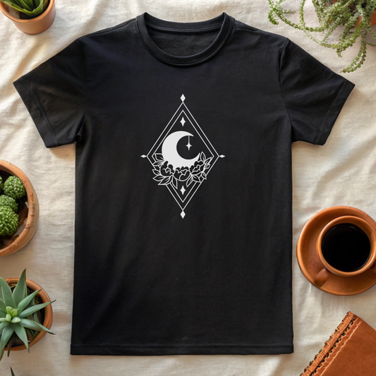 MOON BLOOM T-SHIRT - T-Shirt - Astrotees.co