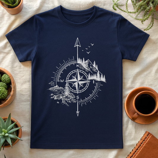 COMPASS LANDSCAPE T-SHIRT - T-Shirt - Astrotees.co