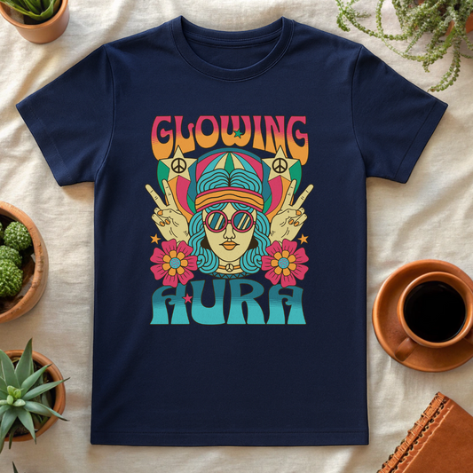 GLOWING AURA T-SHIRT - T-Shirt - Astrotees.co