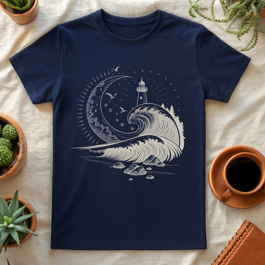 MOONWAVE T-SHIRT - T-Shirt - Astrotees.co