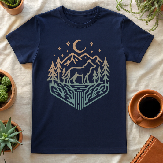 WOLF PATH T-SHIRT - T-Shirt - Astrotees.co