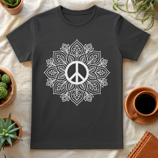 PEACE BLOSSOM T-SHIRT - T-Shirt - Astrotees.co