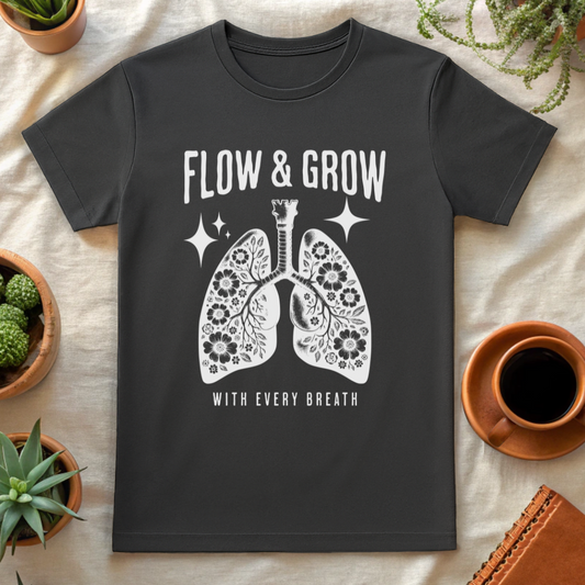 FLOW & GROW T-SHIRT - T-Shirt - Astrotees.co