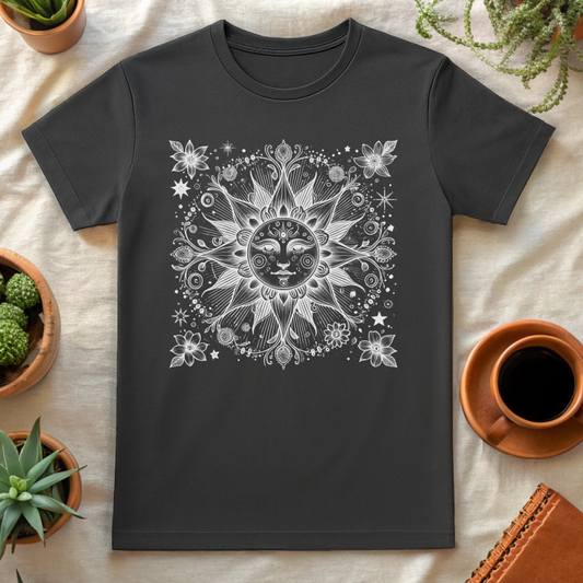 MANDALA SUN T-SHIRT - T-Shirt - Astrotees.co