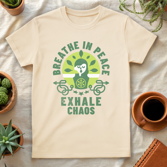 EXHALE CHAOS T-SHIRT - T-Shirt - Astrotees.co