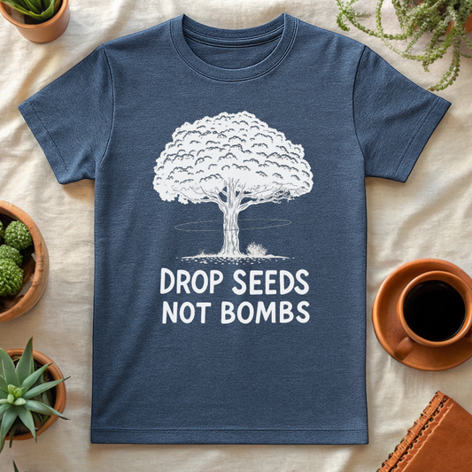 DROP PEACE T-SHIRT - T-Shirt - Astrotees.co