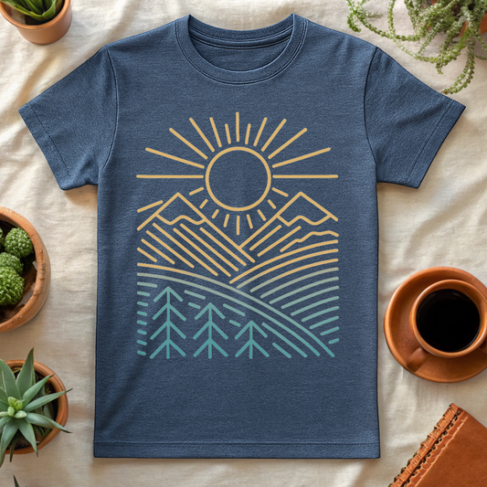 SUNNY MOUNTAINS T-SHIRT - T-Shirt - Astrotees.co