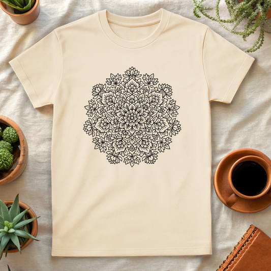 MANDALA BLOSSOM T-SHIRT - T-Shirt - Astrotees.co