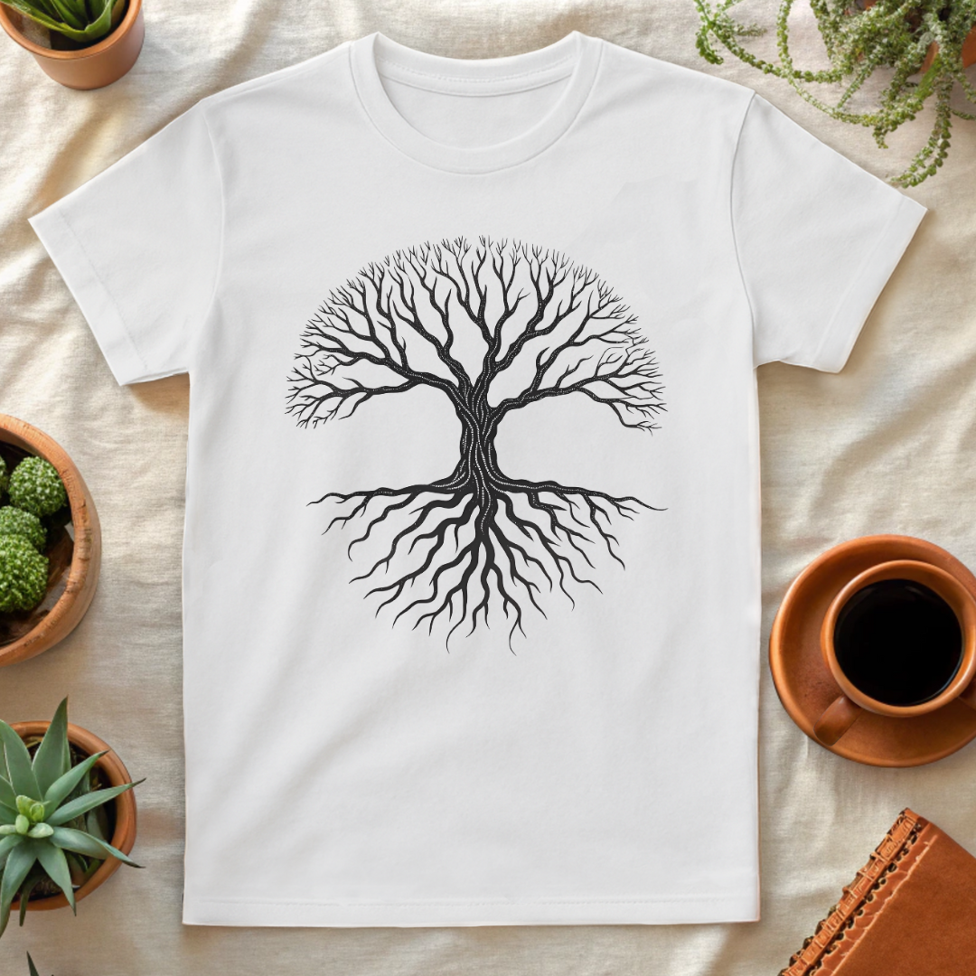 BALANCE TREE T-SHIRT - T-Shirt - Astrotees.co