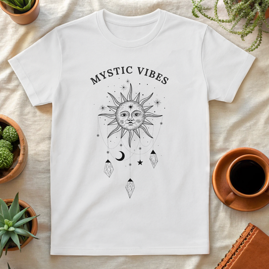 MYSTIC VIBES T-SHIRT - T-Shirt - Astrotees.co