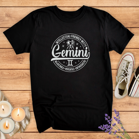 GEMINI ROUND SIGN T-SHIRT