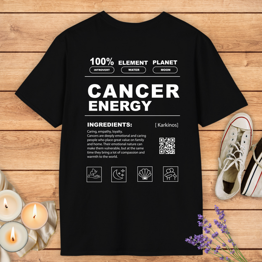 CANCER MANUAL T-SHIRT - Print Material - Vibe Culture