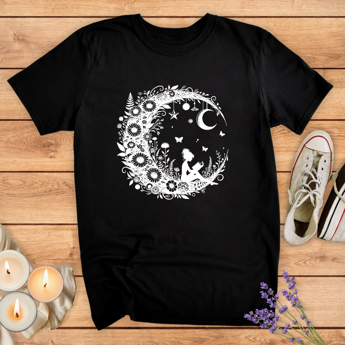 FLORAL MOON T-SHIRT