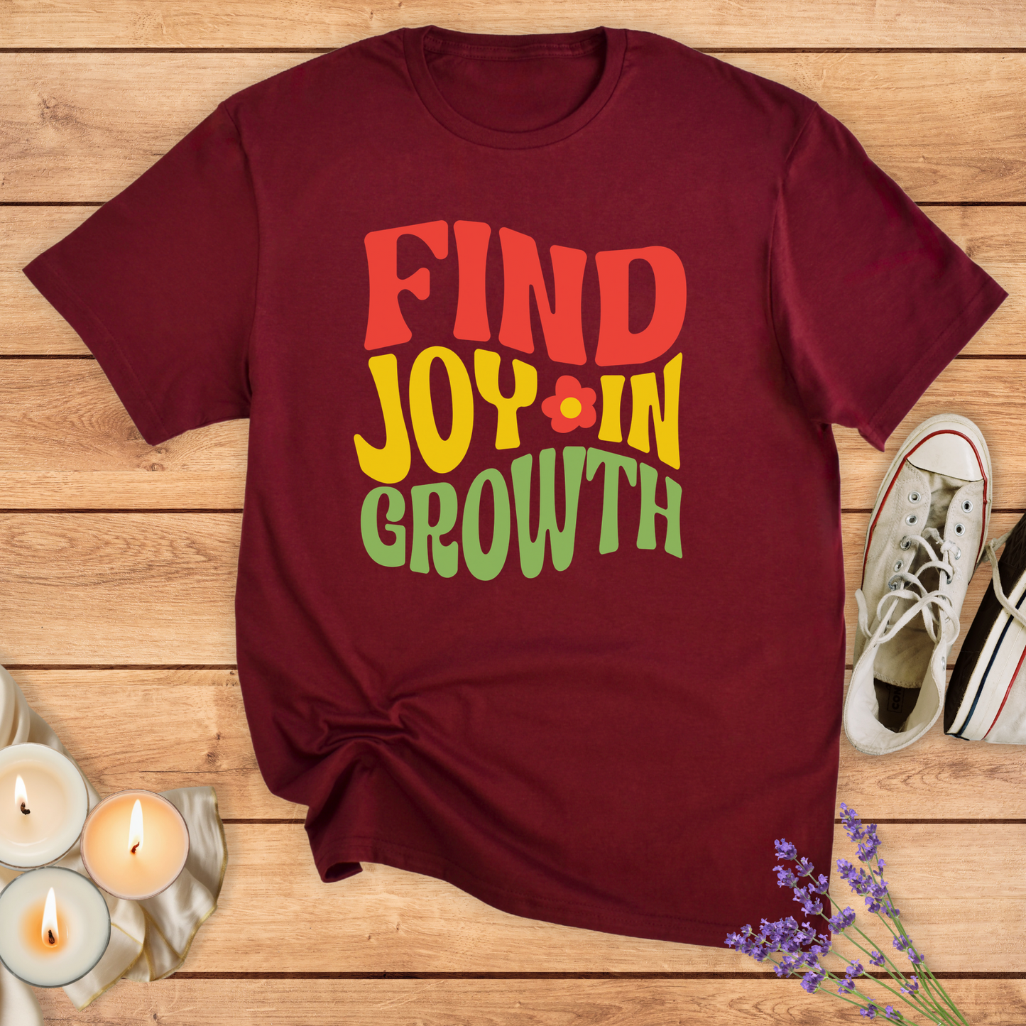 FIND JOY T-SHIRT - Print Material - Vibe Culture