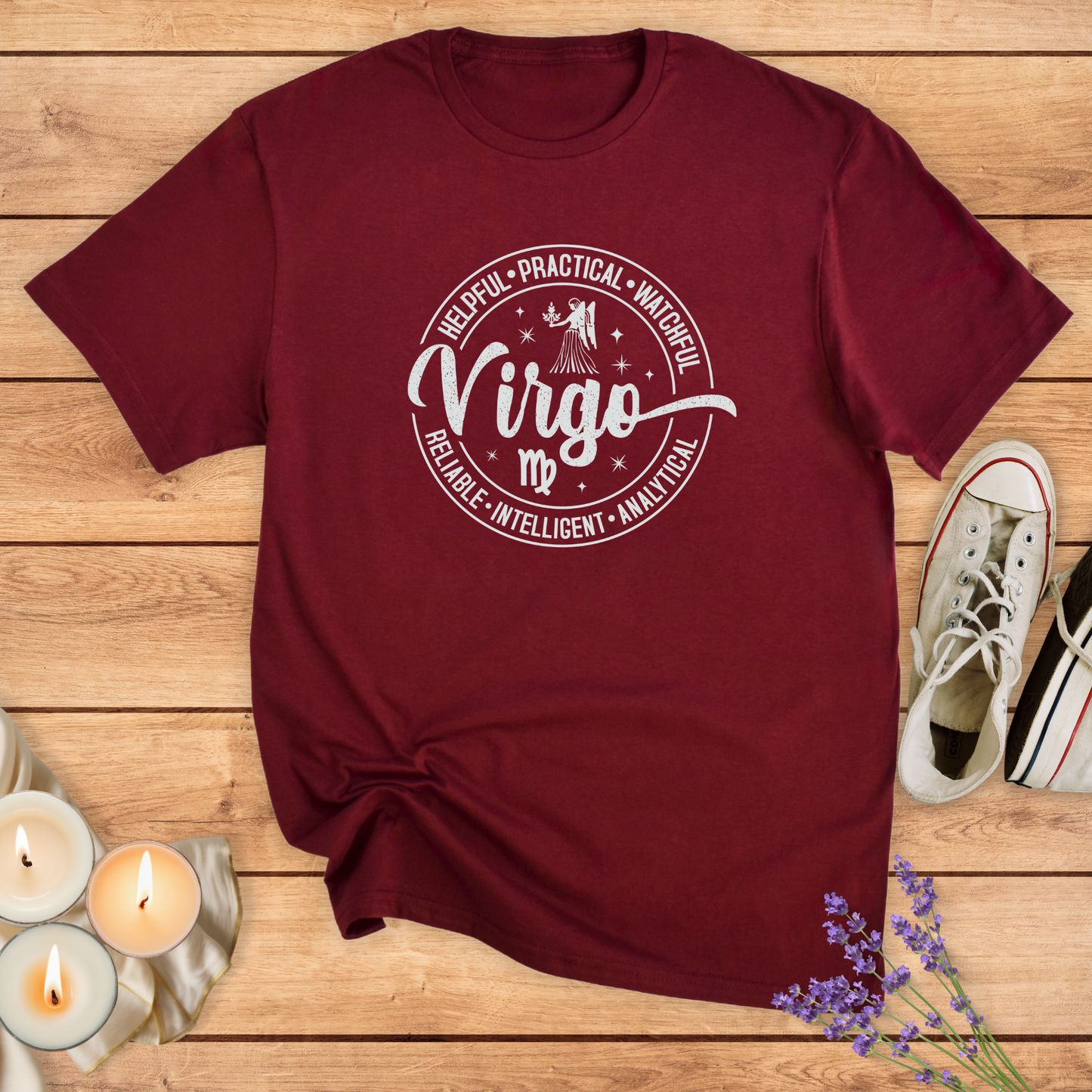 VIRGO ROUND SIGN T-SHIRT