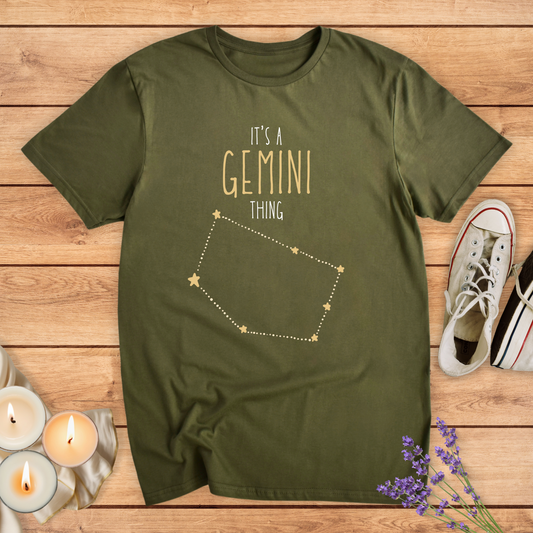 GEMINI THING T-SHIRT - Print Material - Vibe Culture