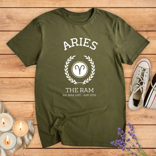 ARIES COLLEGE T-SHIRT - Print Material - Vibe Culture