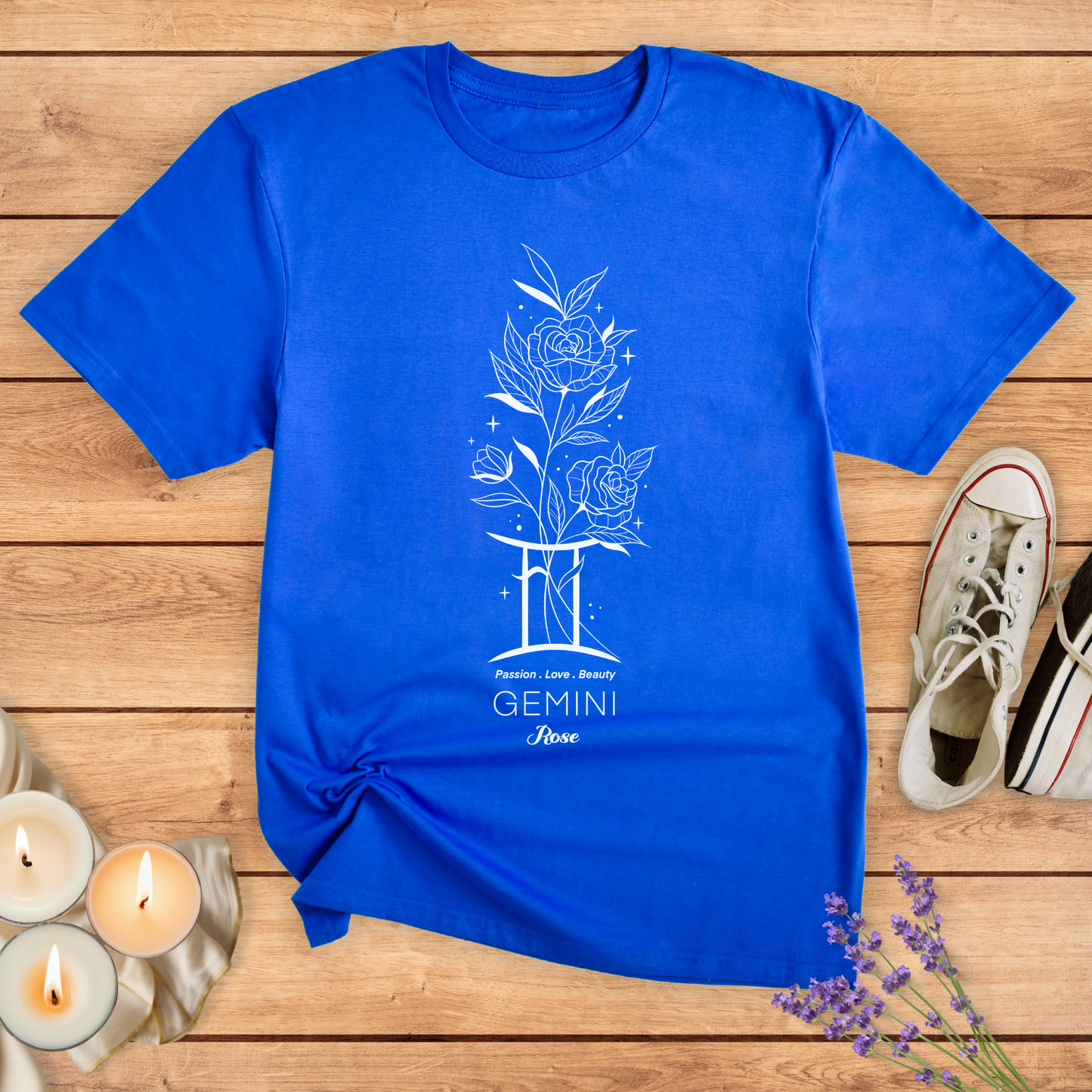 GEMINI FLOWER T-SHIRT
