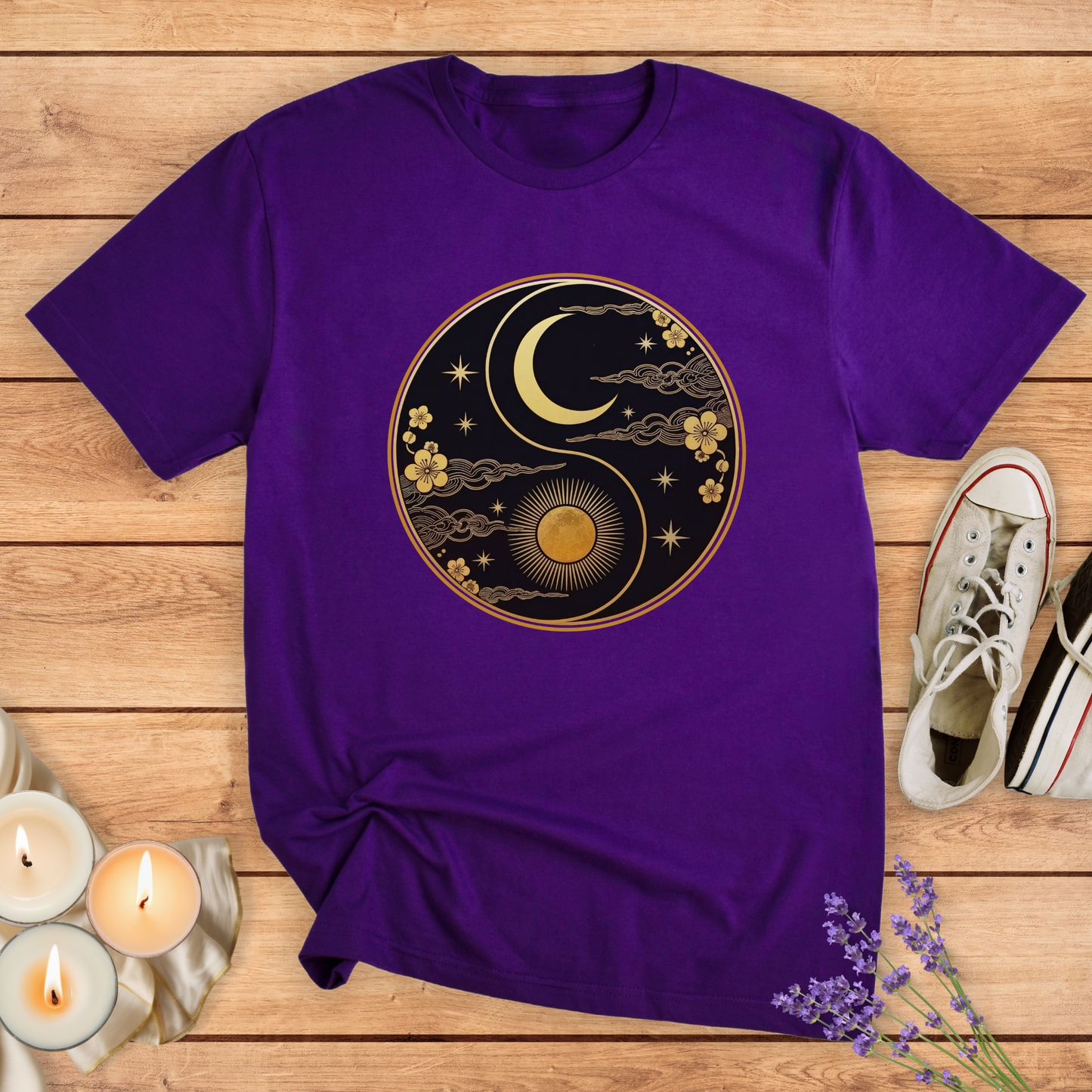 BLACK YIN YANG T-SHIRT