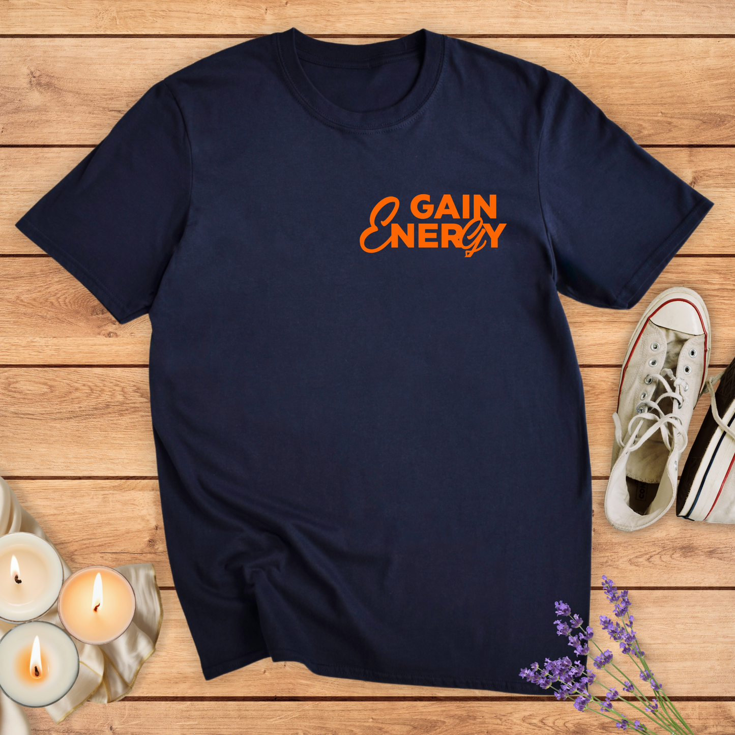 GAIN ENERGY T-SHIRT - Print Material - Vibe Culture