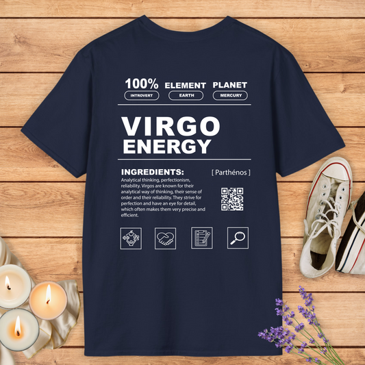 VIRGO MANUAL T-SHIRT - Print Material - Vibe Culture