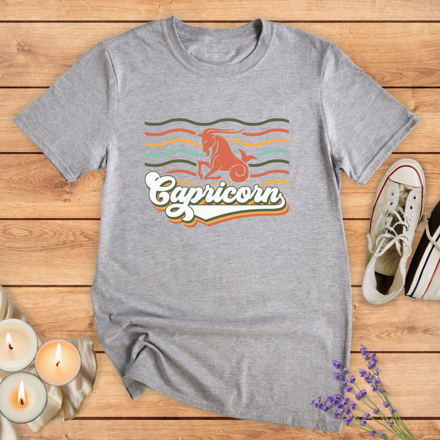 CAPRICORN WAVES T-SHIRT