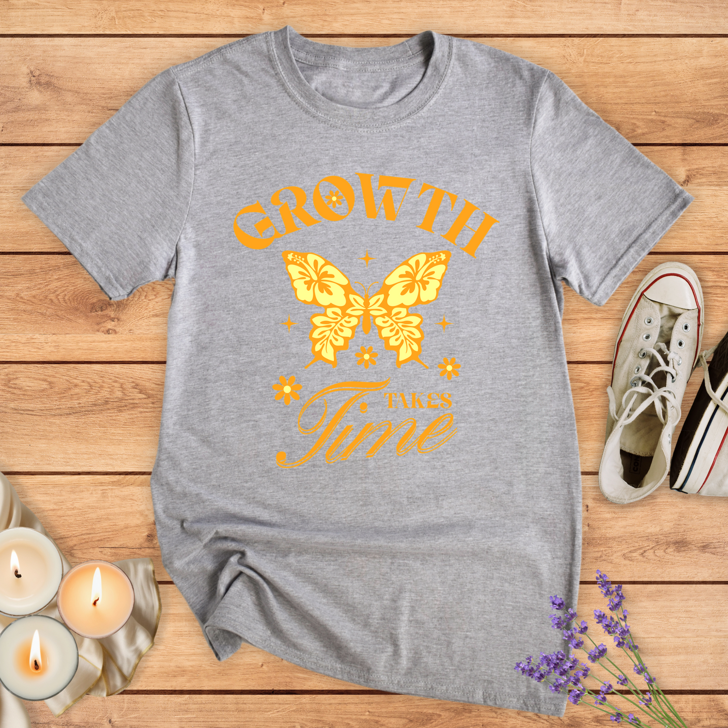 TAKES TIME T-SHIRT - Print Material - Vibe Culture