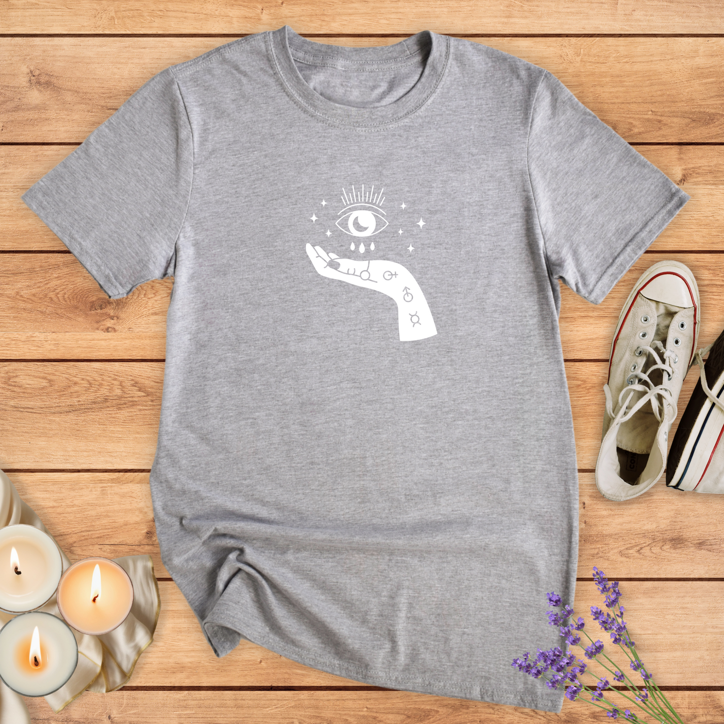 MYSTIC HAND T-SHIRT - Print Material - Vibe Culture