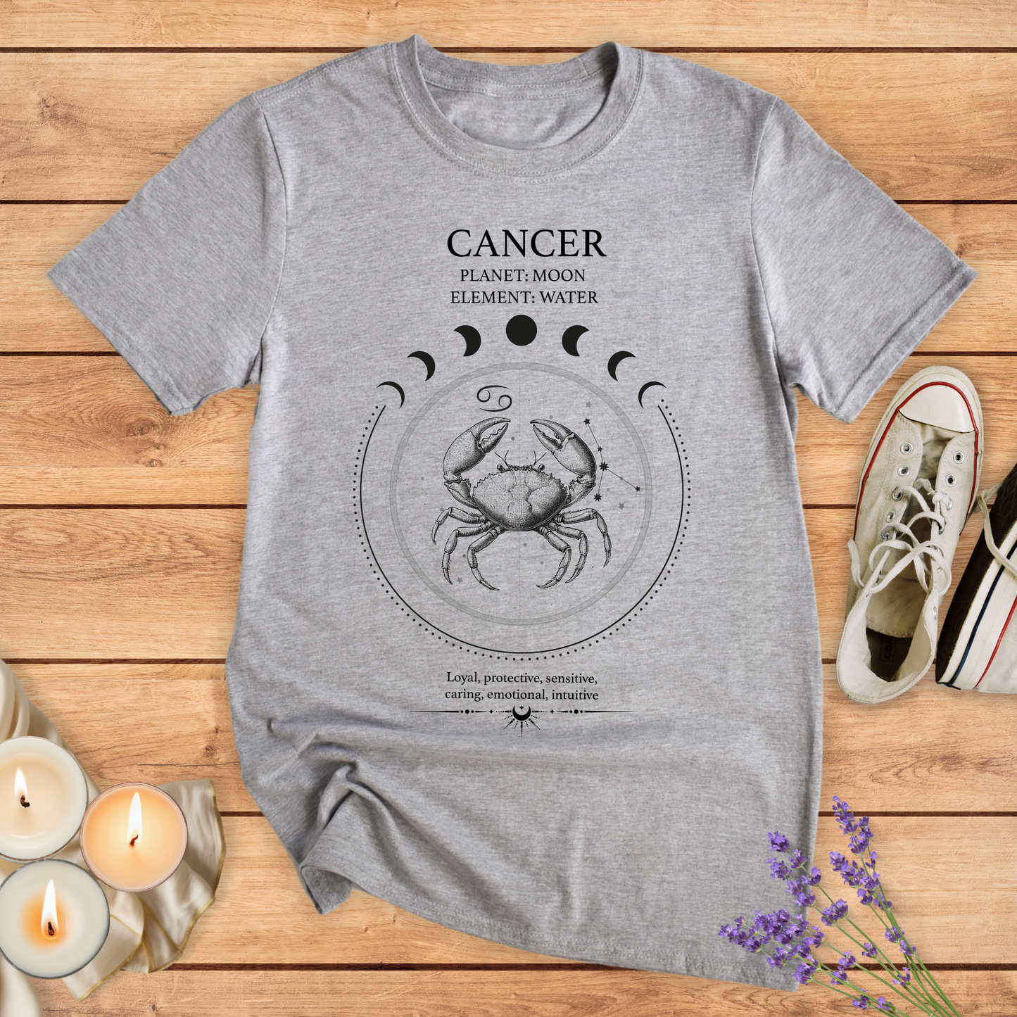 CANCER HOROSCOPE T-SHIRT - T-Shirt - Vibe Culture