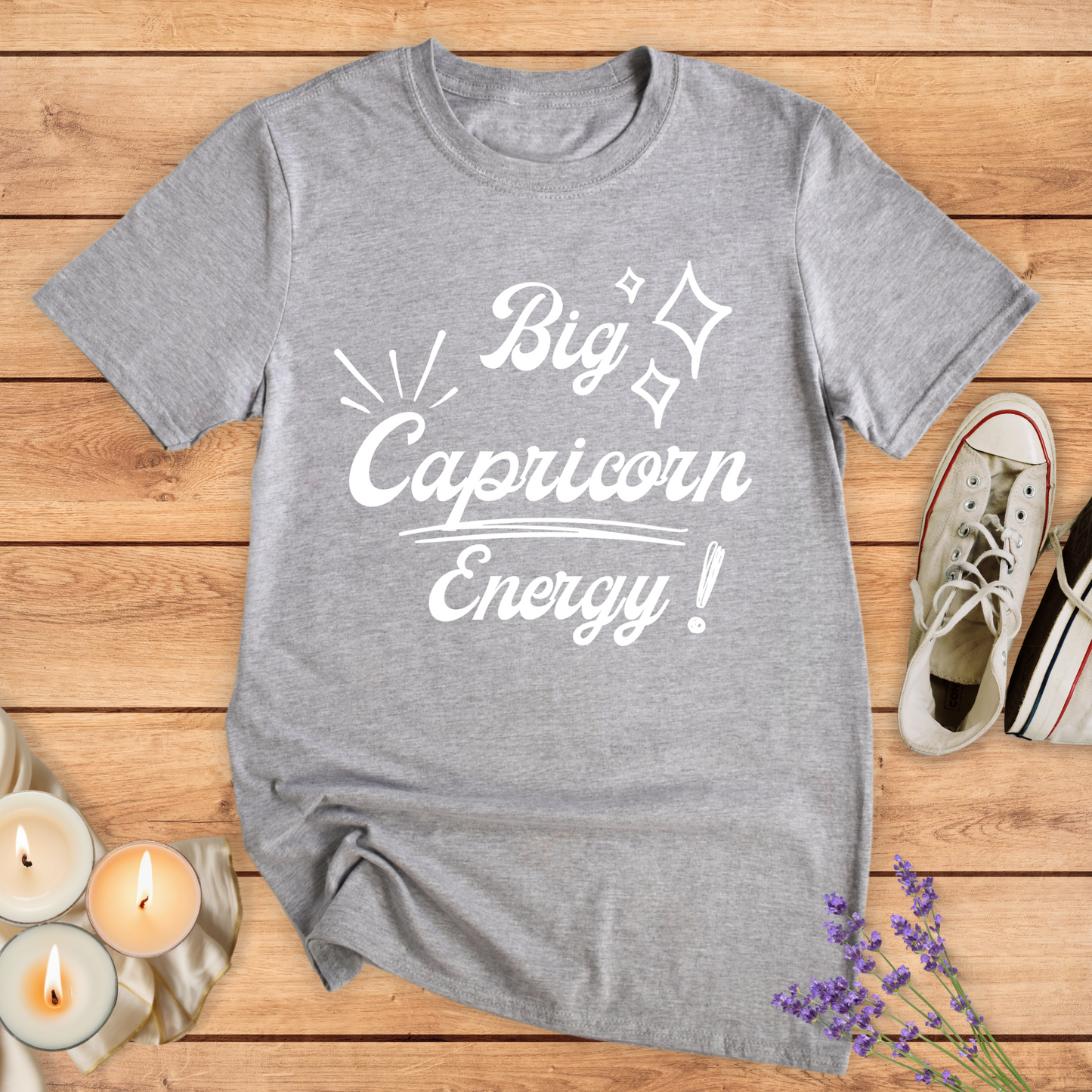 BIG CAPRICORN ENERGY T-SHIRT - Print Material - Vibe Culture