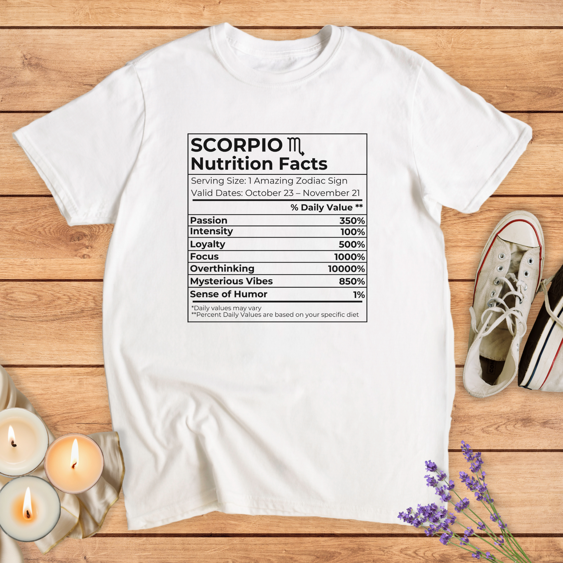 SCORPIO NUTRITION T-SHIRT - Print Material - Vibe Culture