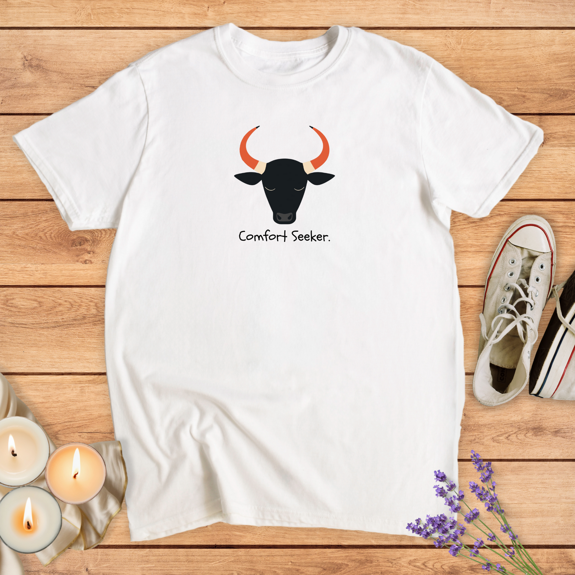 TAURUS PLAYFUL T-SHIRT - Print Material - Vibe Culture