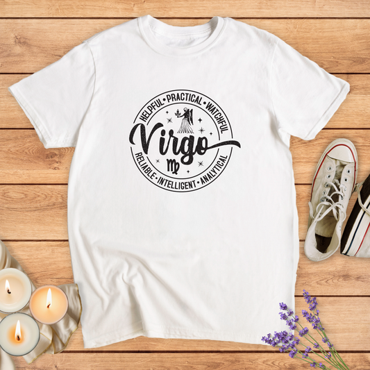 VIRGO ROUND SIGN T-SHIRT
