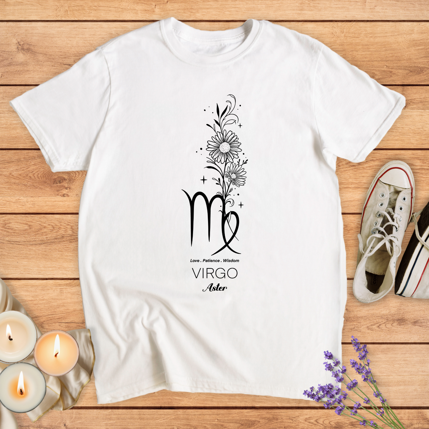 VIRGO FLOWER T-SHIRT