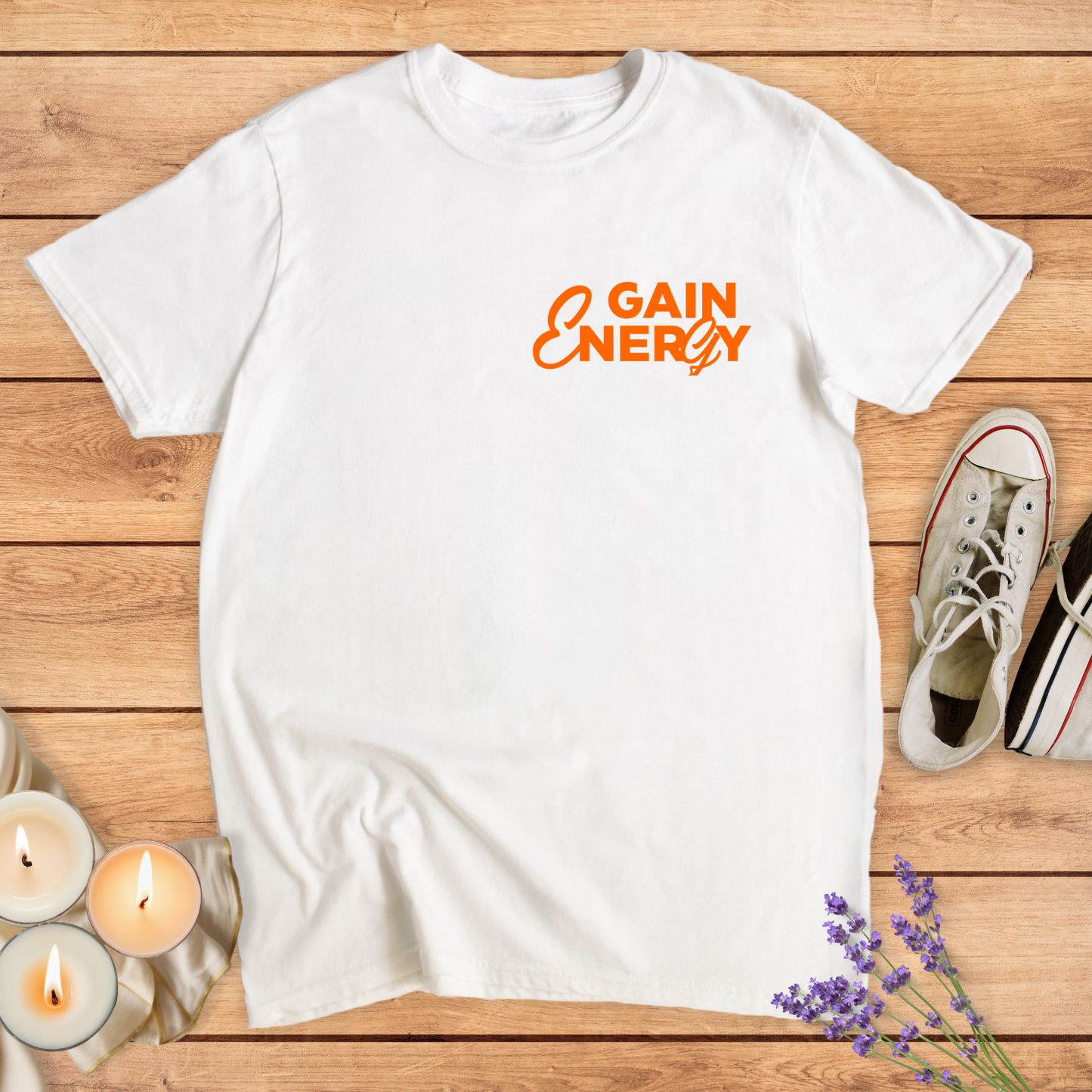 GAIN ENERGY T-SHIRT - Print Material - Vibe Culture