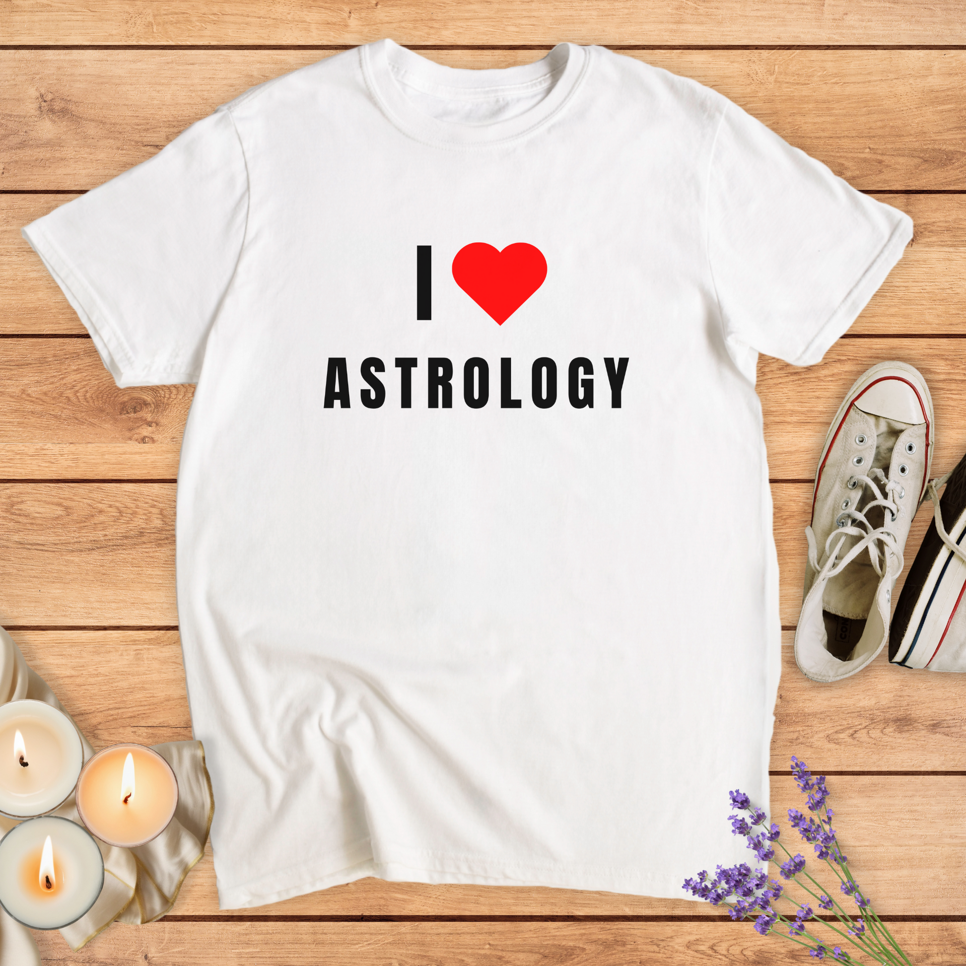 ASTROLOGY LOVE T-SHIRT - Print Material - Vibe Culture