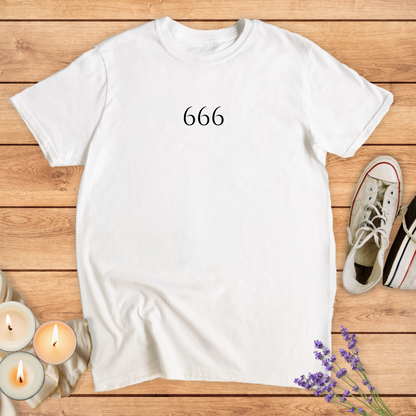 ANGEL NUMBERS - 666 T-SHIRT - Print Material - Vibe Culture