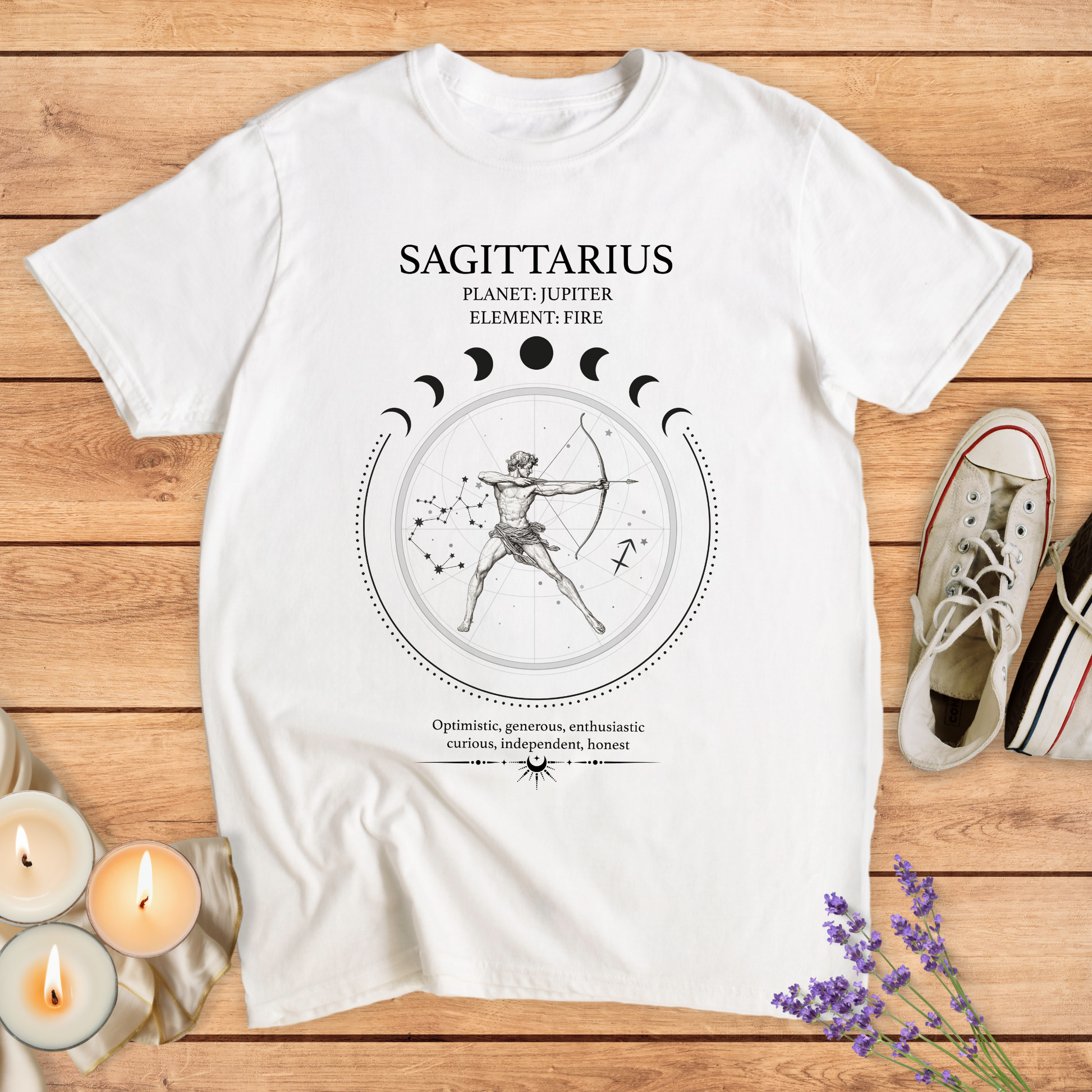 SAGITTARIUS HOROSCOPE T-SHIRT - T-Shirt - Vibe Culture