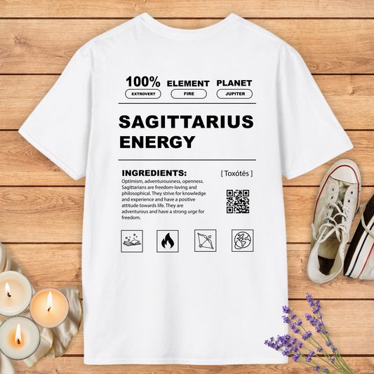SAGITTARIUS MANUAL T-SHIRT - Print Material - Vibe Culture