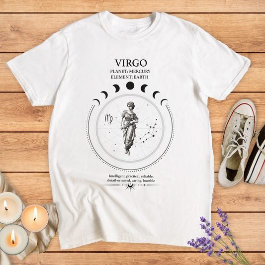 VIRGO HOROSCOPE T-SHIRT - T-Shirt - Vibe Culture